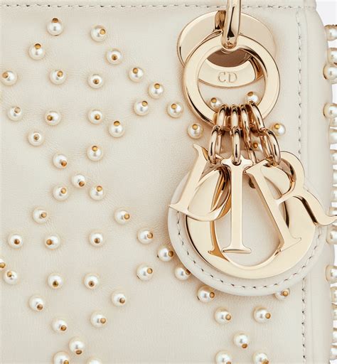 pearl dior bag|dior lambskin bag.